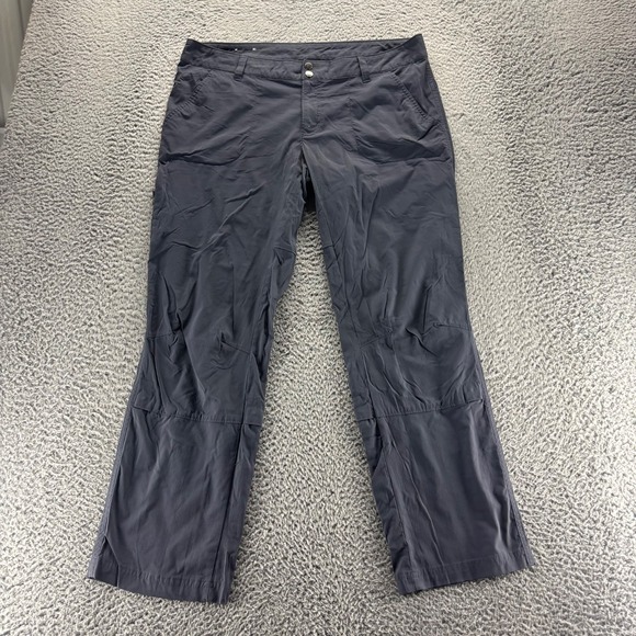 Columbia Outdoor Pants Womens Size 16 Gray Nylon Stretch Regular Omni Shade - Picture 1 of 11